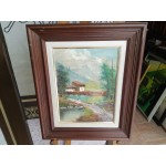 Средна картина масло на платно Испания - 3656 - КА42